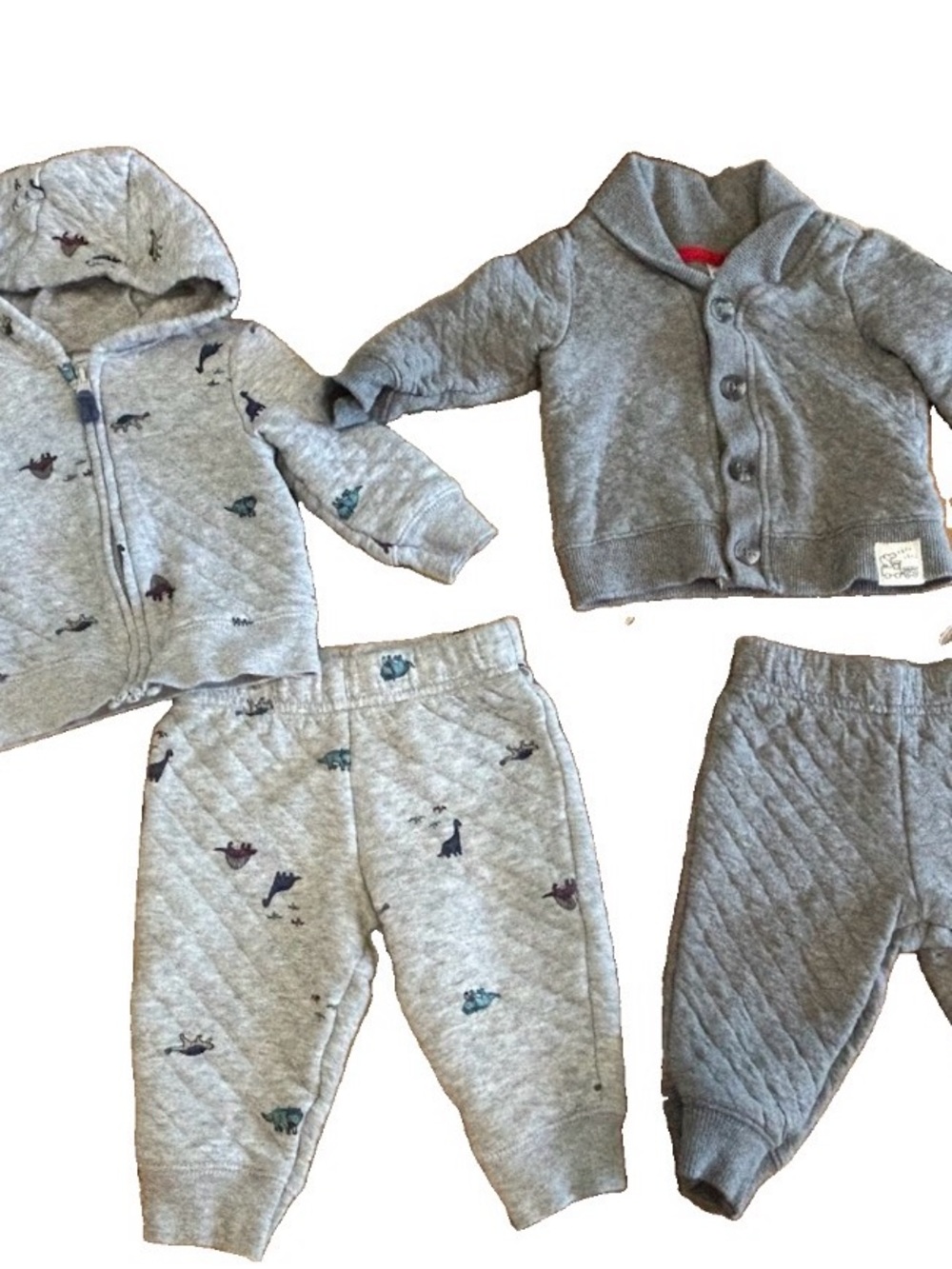 Carter’s 6M Quilted Dinosaur Outfit Bundle